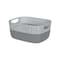 Simplify 2-Tone Decorative Large Storage Basket in Grey 26312-GREYS - alternate 1